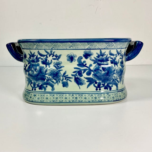 Vintage Home is pleased to present this vintage Chinoiserie Foot Bath Catchall. It’s a beautiful light green Celadon and...