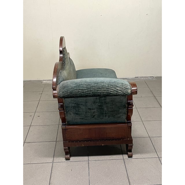 Charles X Daybed in Wood and Fabric For Sale - Image 10 of 18