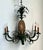 Vintage Tole Pineapple Chandelier For Sale - Image 4 of 12