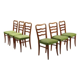 Vintage Fabric Chairs, 1950s For Sale