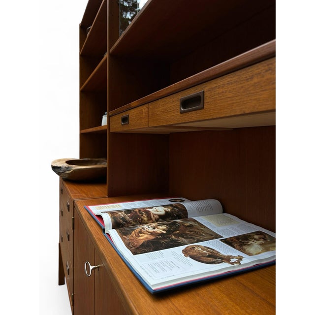 Scandinavian Bookshelf in Teak, 1960s For Sale - Image 14 of 18