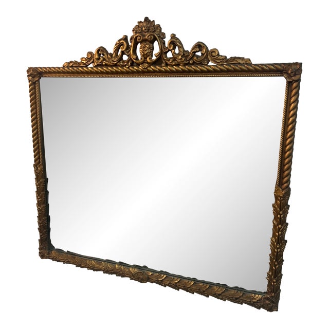 Antique Baroque Mirror For Sale