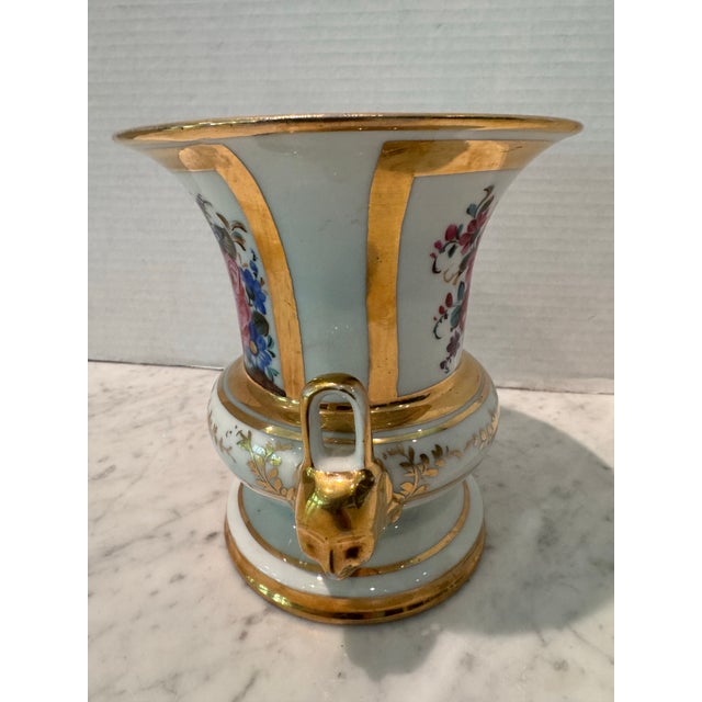 White Le Tallec Paris Hand Painted Porcelain Cachepot For Sale - Image 8 of 9