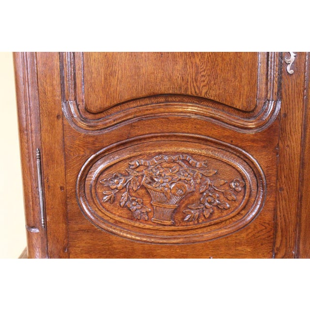 18th Century Louis XV French Oak Buffet For Sale - Image 4 of 10