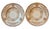 An elegant set of twelve Royal Worcester porcelain dinner plates produced expressly for R.H. Macy & Co., New York, circa...