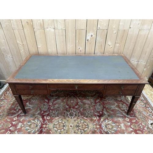 Louis XVI Style Marquetry Desk For Sale - Image 4 of 9