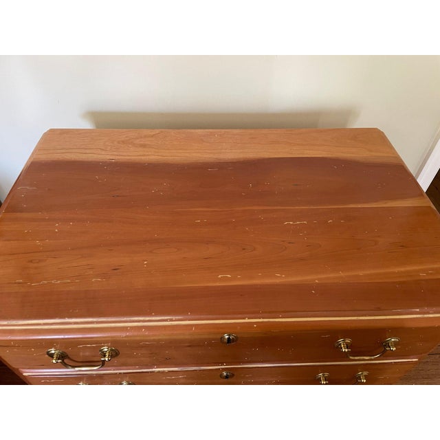 Pair of Harden Solid Cherry 4-Drawer Georgian Chests – Bachelor Chests / Nightstands For Sale - Image 17 of 18
