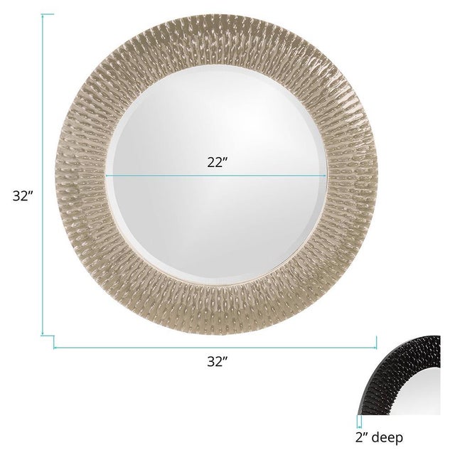 2020s Bergman Mirror - Glossy Nickel For Sale - Image 5 of 6