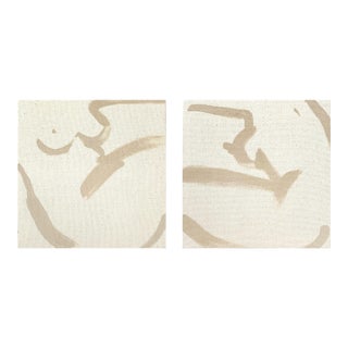 Set of Abstract Painting on Canvas For Sale