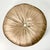 This is a great find. A Mid-Century Pleated Round Button Pillow in Taupe and Sage Silk. These were all the rage in the...