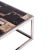 Organic Modern Square Sliced Petrified Wood Top Coffee Table For Sale In Greensboro - Image 6 of 11