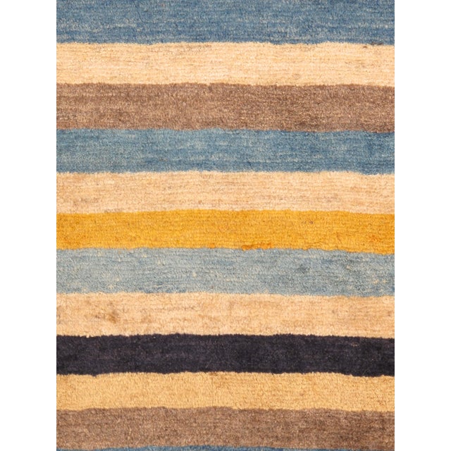 Vintage Hand-Knotted Persian Gabbeh Rug 2'10" X 4'1" For Sale - Image 4 of 6