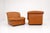 Vintage Italian Giusy Lounge Chairs in Leather from Neoflex, 1970s, Set of 2 For Sale - Image 3 of 12