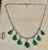 GIA Certified Pear Zambian Emerald & Diamond Bridal Drop Necklace 14 Kt Gold For Sale In New York - Image 6 of 18