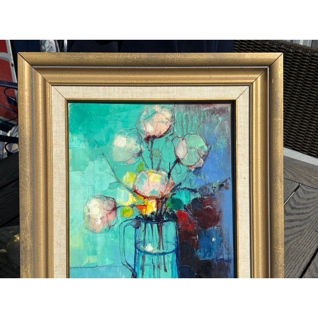 Exceptional Mid-Century European Original Oil on Canvas - Felix Felmart, Spain For Sale - Image 4 of 7