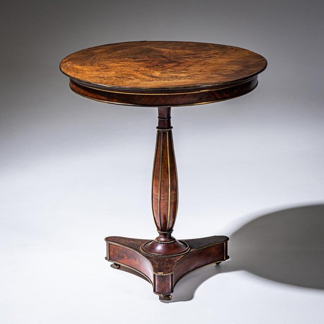Wood Antique Russian Side Table, 1810s For Sale - Image 7 of 7