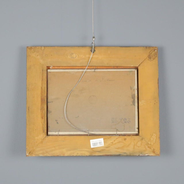 Riccardo Viriglio, Darsena di San Marco, Oil Painting on Cardboard For Sale - Image 11 of 13