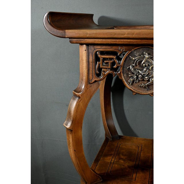 Large Antique Asian Bolster, 1890s For Sale - Image 10 of 18