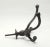 Mid 20th Century Mid 20th Century Cast Bronze Hook With Black Finish For Sale - Image 5 of 5