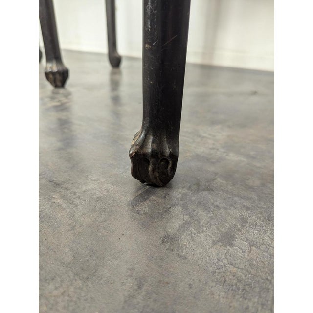 Brown Late 19th Century Qing Dynasty Sellette Tables, Set of 2 For Sale - Image 8 of 9