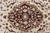 Vintage Oushak Rug With Intricate Medallion in Brown and Ivory 4'8 X 7'2 For Sale - Image 9 of 14