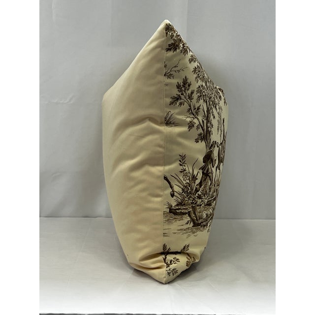 Harwood Toile Du Jouy Hunting Scene Attributed to Cowtan and Tout For Sale - Image 4 of 6