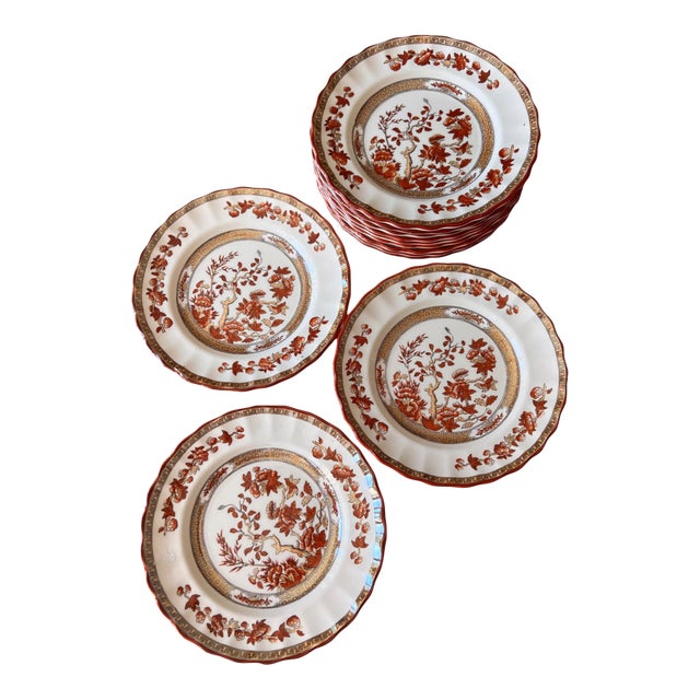 Spode "Indian Tree" Side Plates, 6.5" C. 1920s, Set/12 For Sale