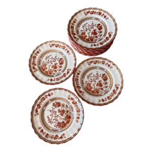 Spode "Indian Tree" Side Plates, 6.5" C. 1920s, Set/12