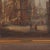 1930s Flemish Church Oil Painting on Canvas in Giltwood Frame For Sale - Image 4 of 5