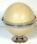 Metal Anthony Redmile London ( Attrib) Silver & Gilt Mounted Circular Egg Shell Box For Sale - Image 7 of 13