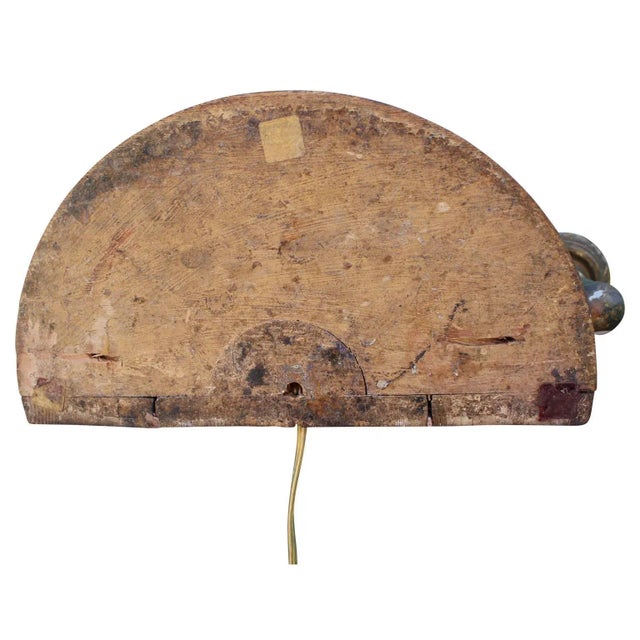 Wood Late 18th Century Gilt Italian Candelabras Table Sconces - a Pair For Sale - Image 7 of 8