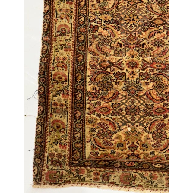 Persian Antique Persian Farahan Rug 3'9" X 5’10” For Sale - Image 3 of 9