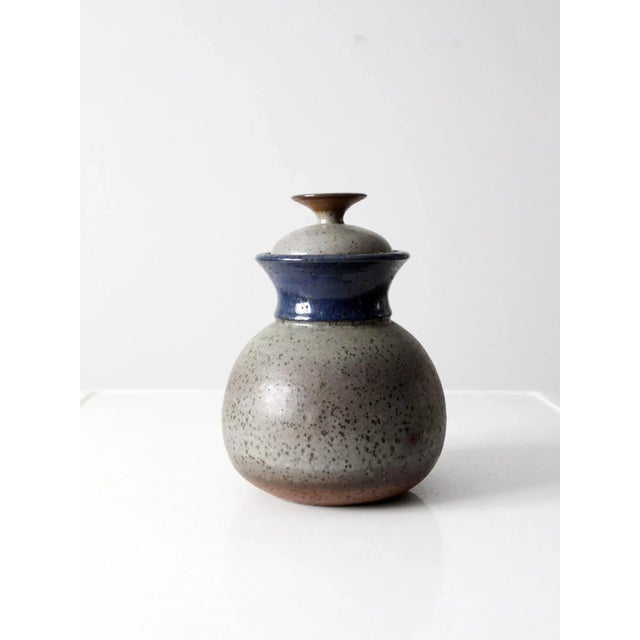 1970s Studio Pottery Jar For Sale - Image 9 of 9