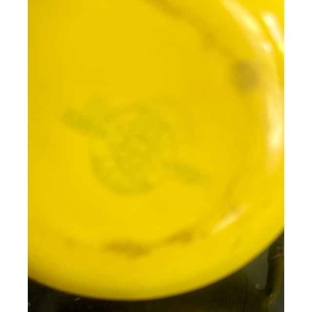 1960s Vintage Kobenstyle Dansk Enamel Small Yellow Pitcher For Sale - Image 5 of 5