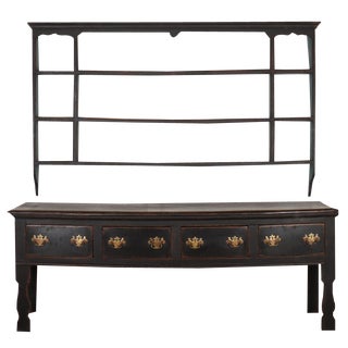 Antique English Painted Dresser For Sale