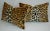 Gold Hollywood Leopard Spot Safari Velvet Pillows 26" X 18" - Pair For Sale - Image 8 of 11