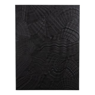 Modern Textural Monochromatic Painting by Michael Allen For Sale