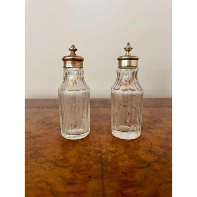 Mid 19th Century Antique Victorian Ornate Silver-Plated Cruet Set, 1860s, Set of 5 For Sale - Image 5 of 8