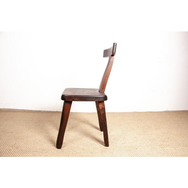 Scandinavian T Model Chairs in Elm in the style of Olavi Hanninen, 1960s, Set of 4 For Sale - Image 17 of 18