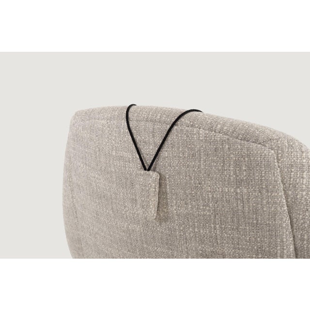 Danish Modern Lounge Chair and Ottoman 1960s For Sale - Image 9 of 12