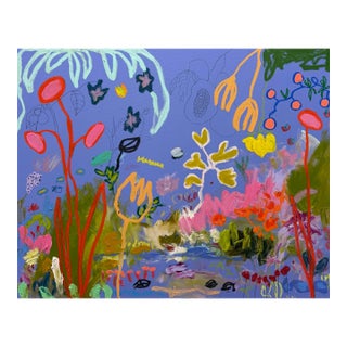 Ak Hardeman - Original Abstract Painting on Canvas - “Psychedelics and a Diplomat’s Son” For Sale