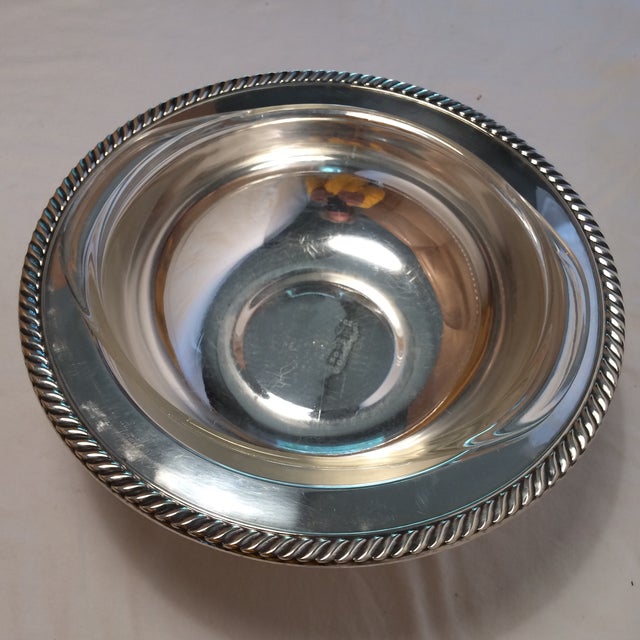 Oneida Silver Plated Serving Bowl with Lid and Glass insert Chairish