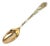 Tiffany & Co Gilt Sterling Silver Coffee Spoon w Applied Berries and Leaves For Sale