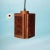 Vintage Glass & Teak Hanging Lamp, 1960s For Sale - Image 4 of 8