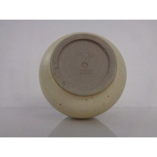 Beige Studio Ceramic Vase by Paul Eydner for Keramik Waldenburg, Germany, 1960s For Sale - Image 8 of 18