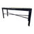 Bring timeless coastal sophistication to your home with this beautifully restored vintage faux bamboo console table....