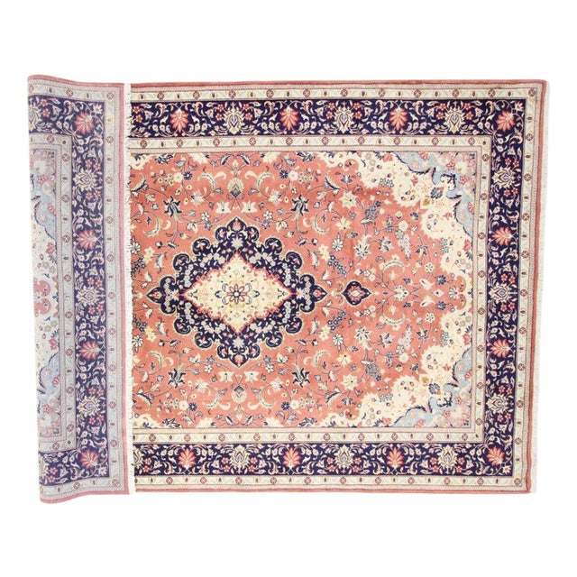 Middle Eastern Hand-Knotted Rug For Sale