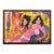 2000 - 2009 Oswaldo Subero "Jacucci" Contemporary Abstract Pink & Yellow Expressionist Female Painting, 2005 For Sale - Image 5 of 12