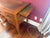 Early 19th Century Antique Walnut Leather Top French Writing Desk For Sale - Image 5 of 7