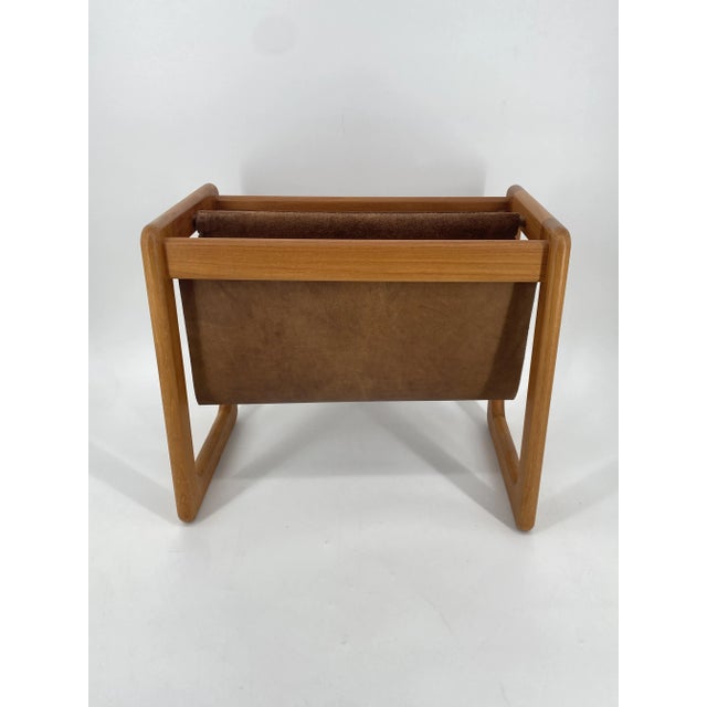 Mid-Century Teak Magazine Rack, 1960s For Sale - Image 11 of 12